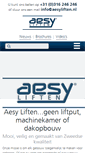 Mobile Screenshot of aesyliften.nl